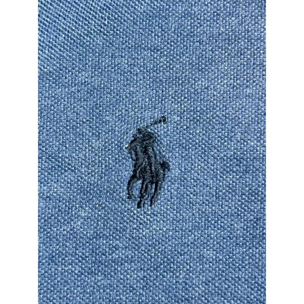 Polo Ralph Lauren Mens Size Large‎ Cotton Pullover Navy Short Sleeve
